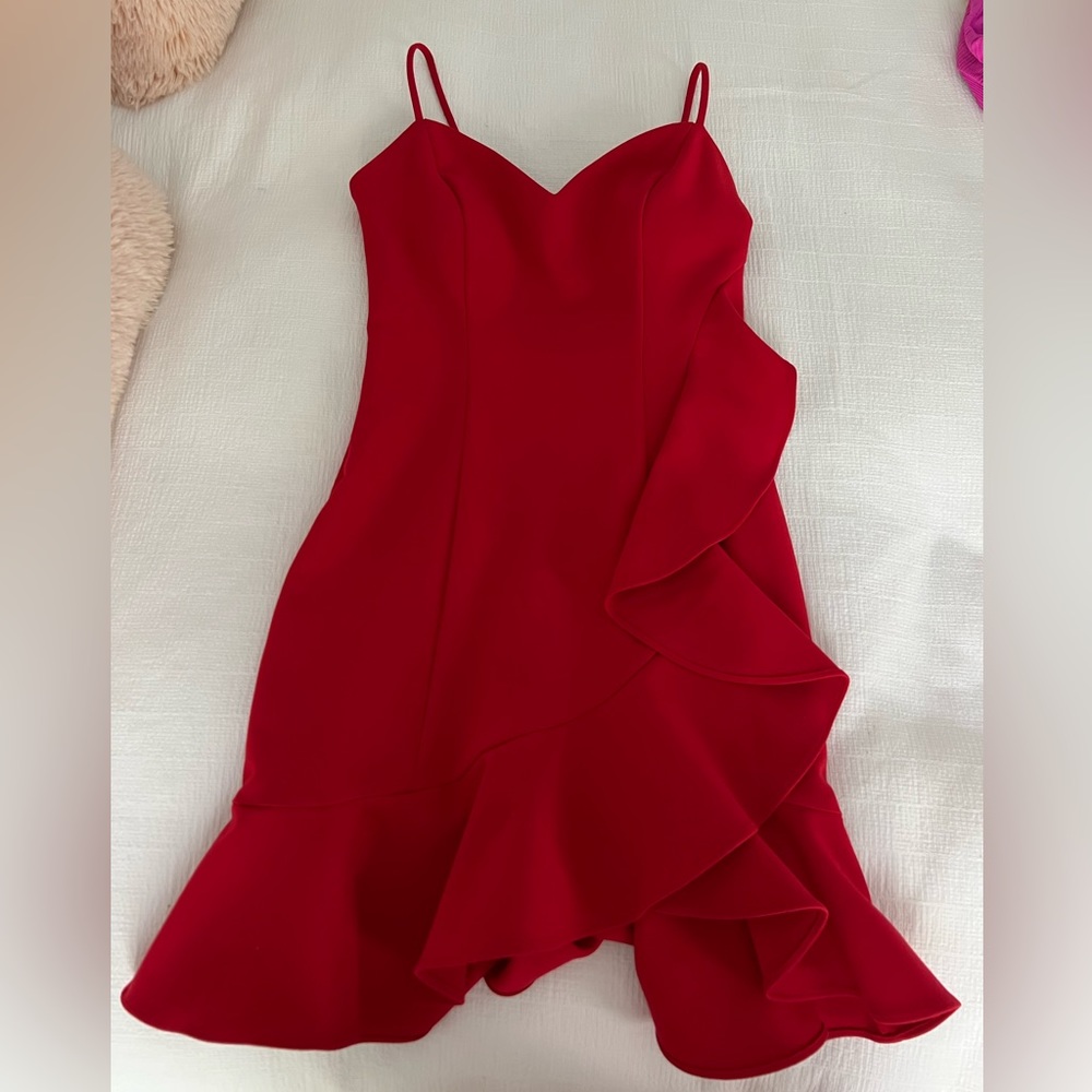 likely red mini dress